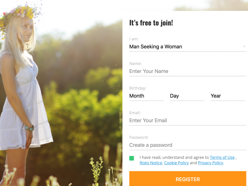 JollyRomance Registration